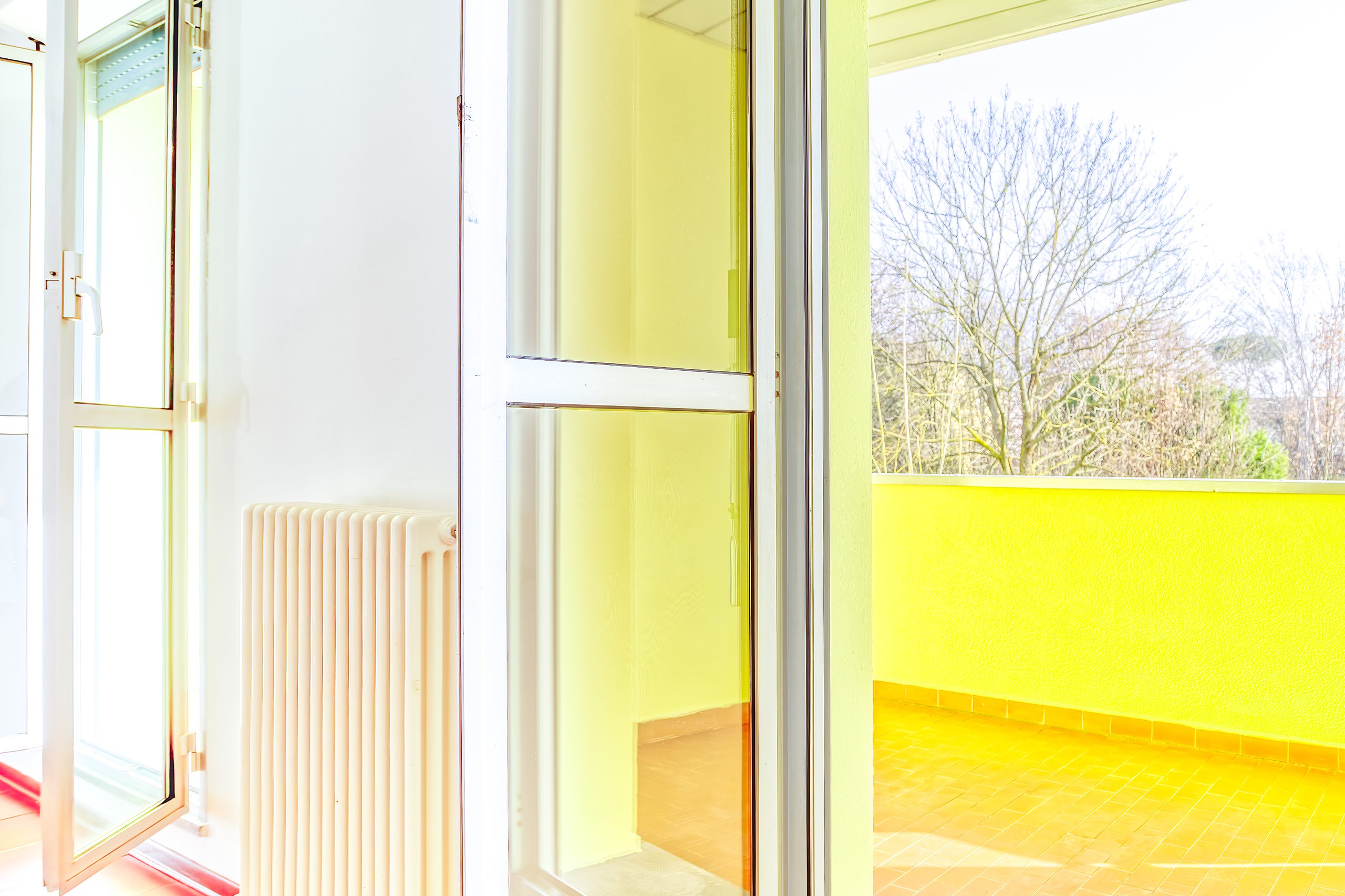 Accesso al balcone dal salone